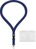 10 Stück SET: 5x Lanyard Dunkelblau Keyholder Umhängeband Produktbild-Vorschau 1