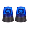Relaxdays Luce blu a LED, set da 2, lampada rotante con Anteprima dell’immagine prodotto 1