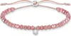 Thomas Sabo Armband Charm-Club Rosa Perlen Weiße Steine Produktbild-Vorschau 1