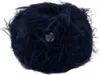 A ball of dark blue fuzzy yarn. Produktbild-Vorschau