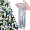6000 Stränge Weihnachtsbaum Lametta, 50 cm Glitzer Lametta Produktbild-Vorschau 1