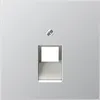 JUNG AL 2969-1 UA – Aluminium – Aluminium – RJ-45 Produktbild-Vorschau 1