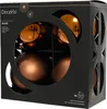 Weihnachtskugeln Glas 10cm 4 Stück - Espressobraun Produktbild-Vorschau 2