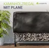 Juskys Kaminholzregal L 260x117x36 cm, außen aus Metall mit Produktbild-Vorschau 2