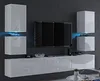 Furnitech Wohnwand Wohnzimmer - Hängend Wohnwand Modern - Produktbild-Vorschau 1