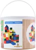 50 Holzbausteine, bunt lackiert, Trommel mit Deckel und Produktbild-Vorschau 5