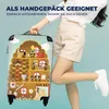 MuchoWow® Koffer Handgepäck Trolley Rollkoffer Kleine Produktbild-Vorschau 4