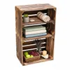 Holzkisten Set geflammt 50x40x30cm - Mix-Varianten mit & Produktbild-Vorschau 1