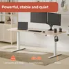 AREBOS Elektricky výškově nastavitelný rám stolu bílý dva Náhled obrázku produktu 6