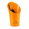 Seau à champagne orange en acrylique – Seau à bouteille Voir les images du produit 1