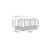 Ganzjahresvorzelt Casa Royal 2 , Outdoor Vorzelt Wohnwagen, Produktbild-Vorschau 8