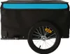 vidaXL Fahrradanhänger Schwarz und Blau 45 kg Eisen Produktbild-Vorschau 6