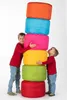 sunnypillow Sitzsack - Hocker rund 25 x 45 cm  Indoor & Produktbild-Vorschau 4