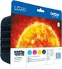 Brother LC980VALBP - 4-pak - czarny, żółty, cyjan, magenta Podgląd zdjęcia produktu 16