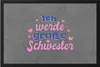 Ich Werde Große Schwester Fußmatte Süßes Motiv Produktbild-Vorschau 1