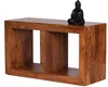 WOHNLING Sheesham Standregal Massiv mit 2 Böden Massivholz Produktbild-Vorschau 7