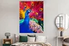 MuchoWow® Poster Gemälde - Vogel - Pfau - Ölgemälde 120x160 Produktbild-Vorschau 4
