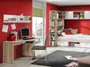 Schreibtisch Rondino Tisch Sandeiche weiß Hochglanz 138x60 Produktbild-Vorschau 3