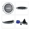 Relaxdays trampoline pliable, indoor, fitness H x L x P : Voir les images du produit 6