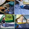 Sacco a pelo leggero con cappuccio 180 x 150 cm Camping Anteprima dell’immagine prodotto 8