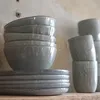 Steingut-geschirr-Speiseteller-grau Produktbild-Vorschau