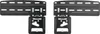 Two black TV wall mount brackets are shown against a white background. Anteprima dell’immagine prodotto
