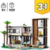 LEGO Creator 3 w 1 Nowoczesny dom, Trzypiętrowa Kamienica Podgląd zdjęcia produktu 3