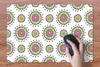 MuchoWow® Schreibtischunterlage Mädchen - Blumen - Mandala Produktbild-Vorschau 4