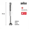 Braun MultiQuick 7 MQ7035IWH Frullatore ad Immersione 0,6 L Anteprima dell’immagine prodotto 10