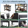 Grilovací vozík COSTWAY, skládací grilovací stůl, kovový Náhled obrázku produktu 4