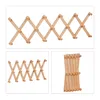 Relaxdays Wandgarderobe Holz, ausziehbare Garderobenleiste, Produktbild-Vorschau 6