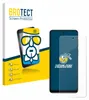 A product box for a screen protector is shown next to a smartphone with a screen protector applied. Produktbild-Vorschau