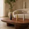 Luxus Europe - Lámpara de mesa táctil Dahlia, plateada - Vista previa de la imagen del producto 6