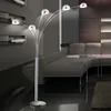 Globo Lighting Stehleuchte Metall verchromt, 5x E14 Produktbild-Vorschau 4