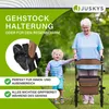 Juskys Rollator Vital faltbar, leicht, höhenverstellbar - Produktbild-Vorschau 7