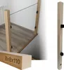 Čtvercové dřevo - Dřevěný sloupek - pro skleněné zábradlí - Náhled obrázku produktu 1