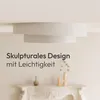 LUMIÈRE Design Deckenleuchte 'Aurelia' 50cm LED warmweiß Produktbild-Vorschau 8