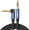 Ugreen AUX-Kabel, abgewinkelt, 3,5 mm, 1,5 m - Blau Produktbild-Vorschau 1