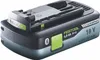 A studio shot of a Festool battery pack against a white background. Produktbild-Vorschau