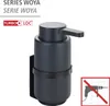 WENKO Wand Seifenspender Woya Schwarz 250 ml ohne Bohren Produktbild-Vorschau 2