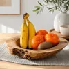 Teakholzschale Teakholz Schale Obstschale Schlüsselschale Produktbild-Vorschau 3