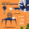 CASARIA Pavillon Capri 3x3m Pop-up Blau Produktbild-Vorschau 2