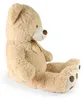 Großer Teddybär Fido mit Etikett 100 cm Produktbild-Vorschau 4