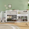 MODFU Lit Enfant Mezzanine 90x200 - Lit Combiné avec Voir les images du produit 2