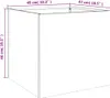 vidaXL Sadzarka 2 szt. Biała 49x47x46 cm Stal Podgląd zdjęcia produktu 8