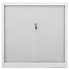 vidaXL Armadio ad ante scorrevoli grigio 90x40x90 cm Anteprima dell’immagine prodotto 1