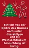 LED Lichternetz Trapez Kegel Warmweiß Netz Weihnachtsbaum Produktbild-Vorschau 2