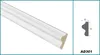 2 Meter Flachleiste 43x20mm - Stuckprofil aus Produktbild-Vorschau 2