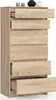 Akord Sonoma Oak 6 Drawer Chest 60X40X130 Podgląd zdjęcia produktu 2