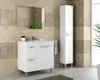 Badezimmer-Set >AKTIVA< in weiß glänzend - 80x80x45 Produktbild-Vorschau 2